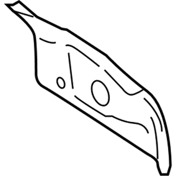 BMW 41-00-7-431-649 Extension For Rear Left Wheel Well