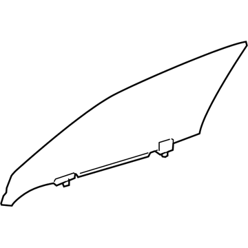 Lexus 68101-50202 Glass Sub-Assembly, Front Door