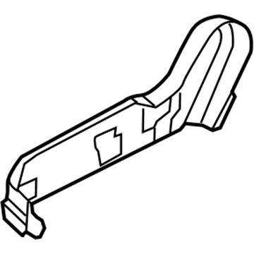 Hyundai 88270-3N300-HZ Shield Cover-Seat Passenger Outer