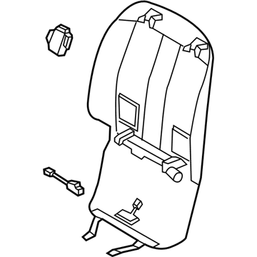 Hyundai 88480-3N300-RY Board Assembly-Front Back(Passenger)