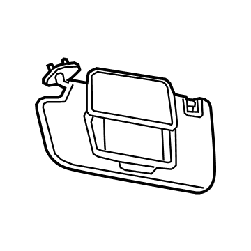 GM 84657806 Sunvisor