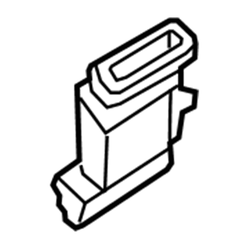 Nissan 27932-3KA0B Duct-FLOOR. Rear