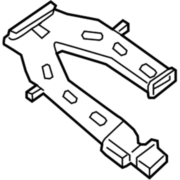 Nissan 27952-3KA0A Duct-Rear Air Conditioner, Outlet