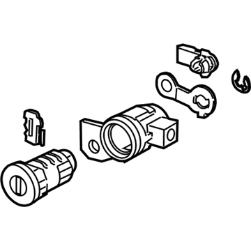 GM 89022371 Cylinder & Keys