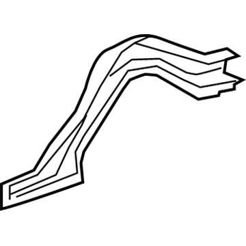 Lexus 57601-50907 Member Sub-Assy, Rear Floor Side, RH
