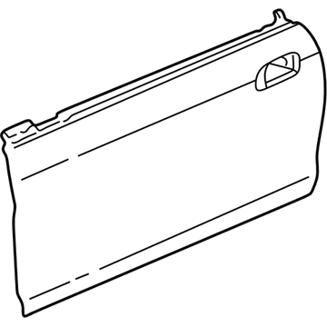 Honda 67111-S82-315ZZ Skin, R. FR. Door