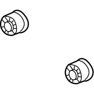 Honda 50721-S3V-A01 Rubber B, RR. Differential Insulator
