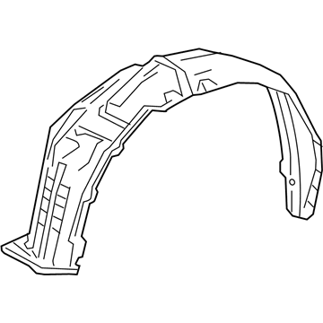 Lexus 53875-78020 Liner, Front Fender, RH