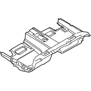 BMW 51-47-7-343-055 Floor Covering, Rear