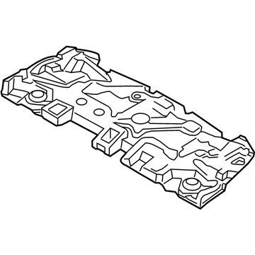 BMW 51-48-9-163-105 Sound Insulation For Upper Partit.Trunk