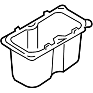 BMW 51-71-7-314-088 Luggage Compartment Liner Right