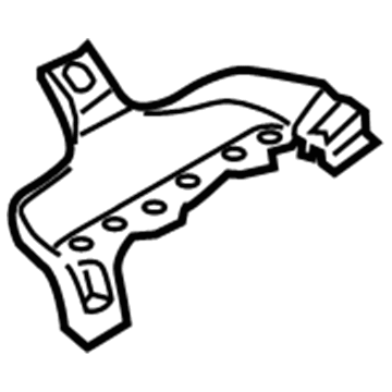 BMW 51-47-7-221-643 Support, Wheelhouse Left