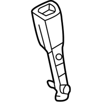 Honda 04813-S82-A01ZA Buckle Set, R. FR. Seat Belt *NH264L* (CLASSY GRAY)