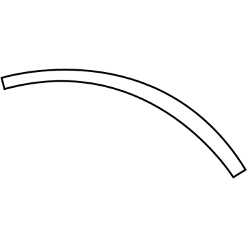 Hyundai 86382-2D002 Tape-Rear Door Black Upper, LH