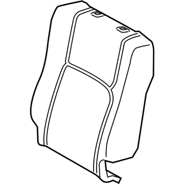 Toyota 71551-21110 Seat Back Pad