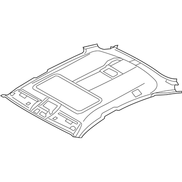 BMW 51-44-7-369-097 Headlining, Lift-Up & Slide-Back Sunroof