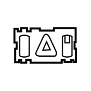 Mopar 5102614AA Switch-Hazard Warning