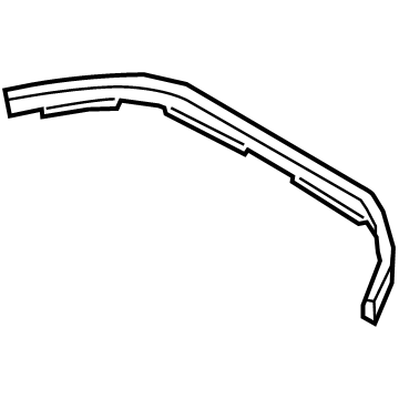 BMW 51-74-9-464-367 HOOD SEAL REAR CENTER