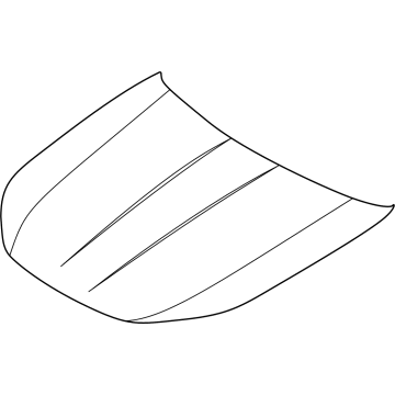 BMW 41-61-9-628-638 ALUMINIUM ENGINE HOOD