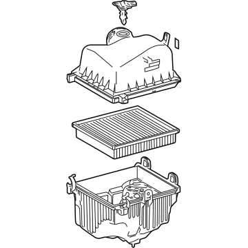 Toyota 17700-F0200 Cleaner Assembly, Air W/