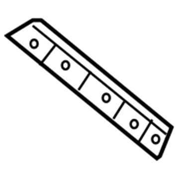 Hyundai 86613-F3000 Bracket-Rear Bumper Side Mounting, LH