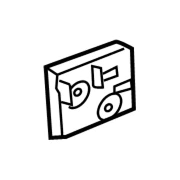 BMW 51-77-7-175-897 Retaining Strip, A-Pillar, Left