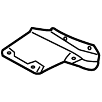 BMW 51-77-7-117-638 Deflector Lip, Rear Right