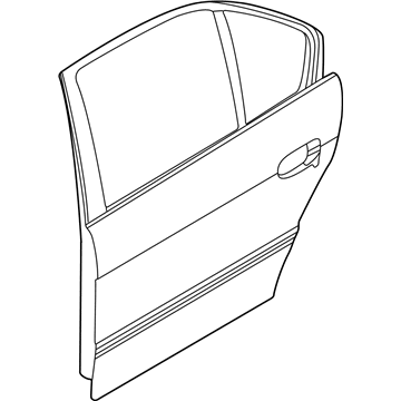 BMW 41-52-8-223-891 Door, Rear Left
