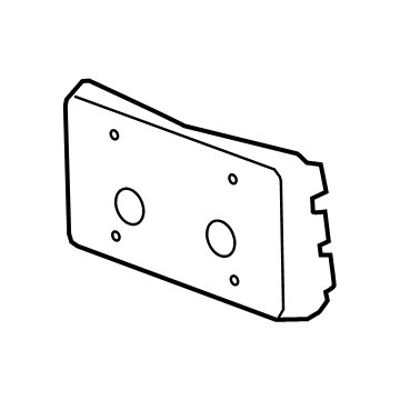 GM 42708218 BRACKET-FRT LIC PLT