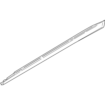 BMW 51-77-7-459-971 Sill Trim, Primed, Left