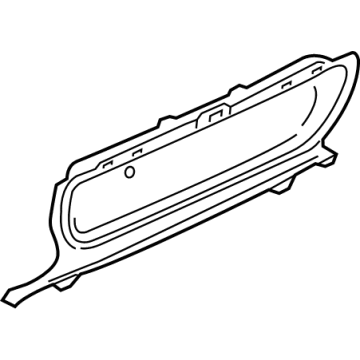 BMW 51-12-7-448-135 Cover, Bumper, Rear