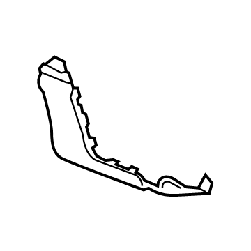 BMW 51-12-7-955-933 BLACK BAND, REAR LOWER LEFT