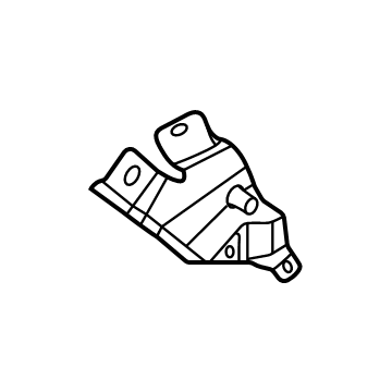 Toyota 16575-F2340 BRACKET, WATER HOSE