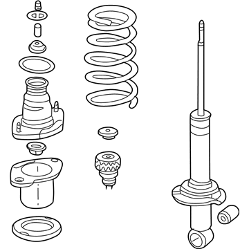 Honda 52610-S9A-A04 Shock Absorber Assembly, Right Rear