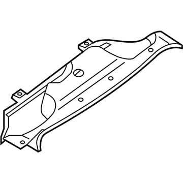 Nissan 84910-JB10B FINISHER-Trunk Front, RH