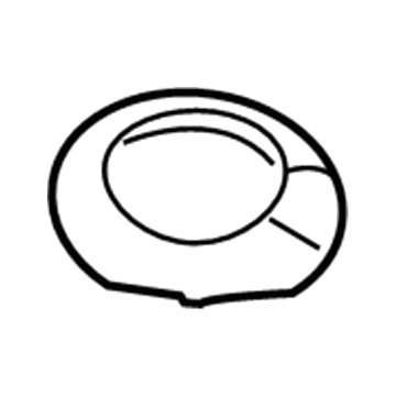 Nissan 55036-3TA0A Rear Spring Seat-Rubber Left