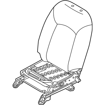 Nissan 87651-3VL0A Seat Back Frame Front LH