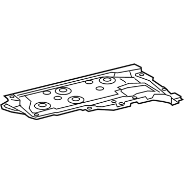 Lexus 58165-50040 Cover, Front Floor, RH