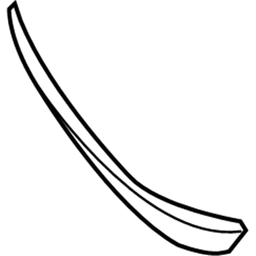 BMW 51-43-7-115-479 Decorative Strip Trim Panel, Rear Left