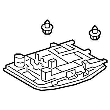 Lexus 81208-76030-A0 Lamp Sub-Assembly Map