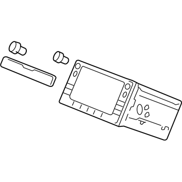 Honda 39540-TK6-305ZA Navigation Unit (Co0) *NH699L*(Avn-DVD) (Alpine) (NEUTRAL MAT GUN METALLIC)