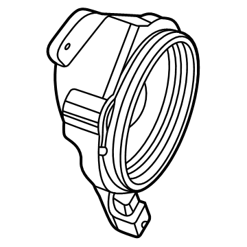 Hyundai 96360-S8200 Rear Speaker Assembly, Left