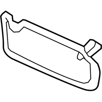 Hyundai 85201-3Q021-TX Sun Visor Assembly, Left