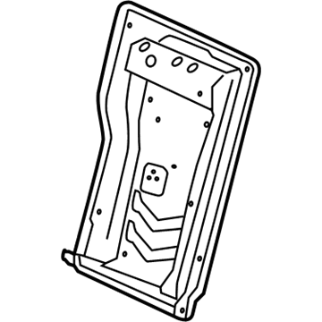 BMW 52-20-7-267-864 Frame, Backrest Right