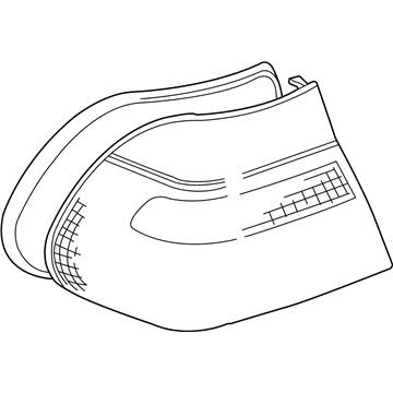 BMW 63-21-6-946-533 Rear Light In The Side Panel, Left