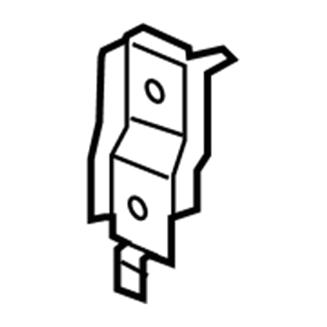 BMW 41-00-7-412-977 MOUNT, SUPPORTING TUBE, LEFT