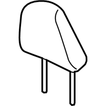 Honda 81140-T2F-A02ZA Headrest Assy., FR. *YR449L* (CASHMERE IVORY)