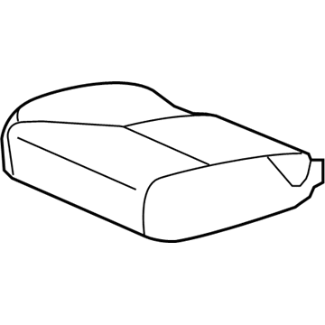 Honda 81131-T2F-A02ZA Cover, Right Front Seat Cushion Trim (Cashmere Ivory)