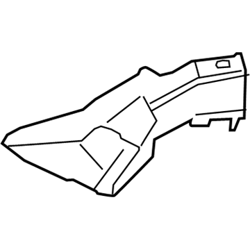 BMW 51-74-7-432-627 Air Duct, Brake, Left