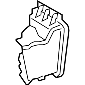 BMW 51-74-7-290-614 Air Duct Displaced Radiator Right